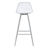 PAGED Bar Stools Set of 2 Modern PU Leather Counter Stools with Back and Metal Legs for Pub, Dining Room - 2 of 4