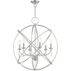 Livex Lighting Aria 6 - Light Pendant in  Brushed Nickel - 3 of 4