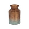 Cheung's Kyani Copper and Rustic Teal Milk Jug Vase Decor - Small - 2 of 3