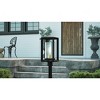 Infinger 1-Light Earth Black Outdoor Post Lantern - 3 of 4