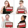 Big Dot of Happiness Ugly Sweater - Party Mug Shots - Photo Booth Props Holiday & Christmas Party Mugshot Signs - 20 Count - 3 of 4