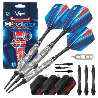 Viper Sidewinder Tungsten Soft Tip Darts Knurled Barrel - 18gms