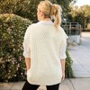 Anna-Kaci Women's Cable Knit Sweater Vest V-Neck Sleeveless Pullover Top - 3 of 4