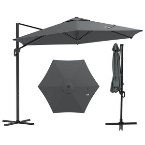 best inexpensive patio umbrella Choice Products 10ft Outdoor Umbrella, Outdoor Table Umbrella, Yard Umbrella, Market with 6 Sturdy Ribs, Push Button, Tilt and Crank The built Colour:White RGroup_rodeo Proshade Umbrella Base with