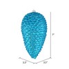 Vickerman Matte Glitter Pinecone Christmas Ornament - 2 of 3