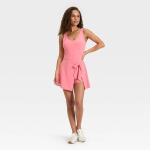 Women's Knit Front Tie Active Dress - JoyLab™ - 1 of 3