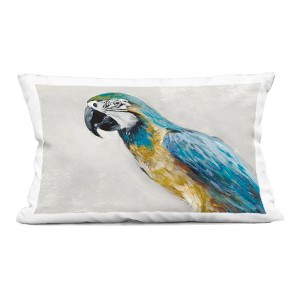 Stupell Industries Polly Parrot Portrait Indoor Decorative Throw Pillow, 14 x 20 - 1 of 3