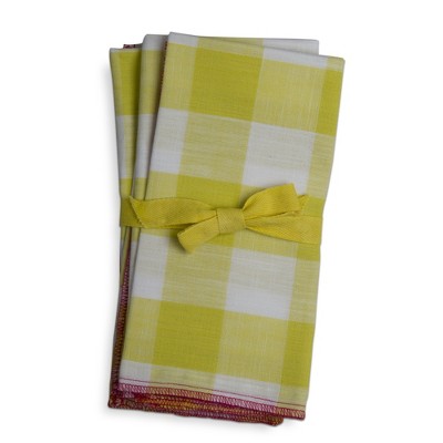 tagltd Gingham Napkins Set Of 4 Cotton Plaid Design For Home Table Decor