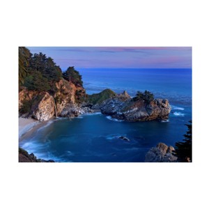 Trademark Fine Art -Mike Jones Photo 'Big Sur McWay Falls' Canvas Art - 1 of 4