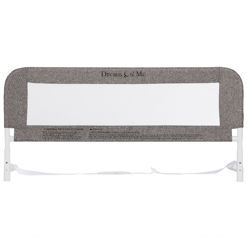Dream On Me 3D Linen fabric and Mesh Security Bed Rail, 2 of 6