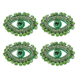 Unique Bargains Eye Rhinestone Sew on Applique Patches - 1 of 4