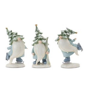 Melrose Pine Tree Gnome with Skis and Skates (Set of 3) - 1 of 4