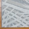 Gertmenian 6'5"x9'6" Paseo Paume Woven Indoor/Outdoor Accent Rug Gray: Machine Made, Fade-Resistant, Botanical Pattern - 2 of 4