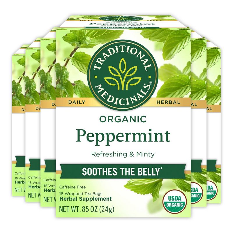 Traditional Medicinals Peppermint Tea - 16ct, 1 of 6
