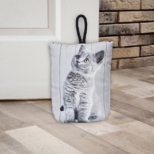 Evideco French Home Goods Fabric Weighted Bag Door Stop – 2.3 lbs, - 1 of 4