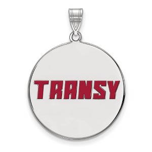 Black Bow Jewelry Sterling Silver Transylvania Pioneers NCAA Extra Large Pendant - 1 of 3