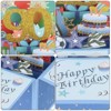 Unique Bargains 3D Pop-Out Gold Foil Birthday Card with Greeting Card and Envelope - 3 of 4