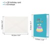 Unique Bargains Lollipop Sweet Thickened Paper 3D Funny Birthday Cards for Best Friends Gift - 2 of 4