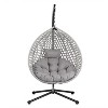 YOOCOZZ Versatile HDPE American Design Patio Hanging Egg Chair - 3 of 4