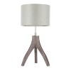 25" Wishbone Table Lamp Light Gray - LumiSource - image 3 of 4