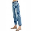 Women's Mid Rise Fit-friend Heart Shade Jeans - RISEN - 2 of 4