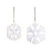 Transpac Metal 11 in. White Christmas Hanging Elegant Snowflake Set of 2 - 2 of 4