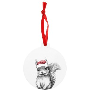 Pavilion Gift Company - Squirrel - 4" Ceramic Ornament - Tree Ornaments - 1 of 4