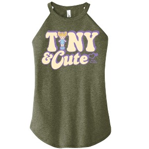 Women's - Polly Pocket - Tiny And Cute Graphic High Neck Tank - 1 of 2
