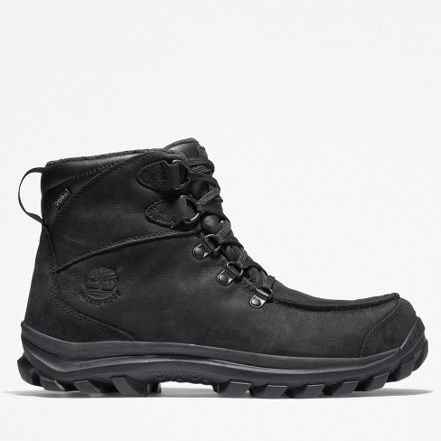 Timberland Men's Chillberg Waterproof Hiking Boot, Blackout Nubuck, 7