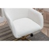 NicBex Chic Teddy Fabric Swivel Office Chair with Wheels,Height Adjustable Chair,Chic Computer Chair for Home Office,Home&Office Furniture - 2 of 4