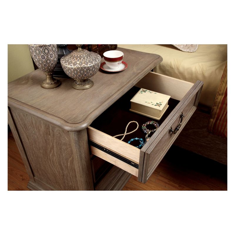 Nial&#160;3 Drawer Nail Nightstand Natural - HOMES: Inside + Out, 5 of 8