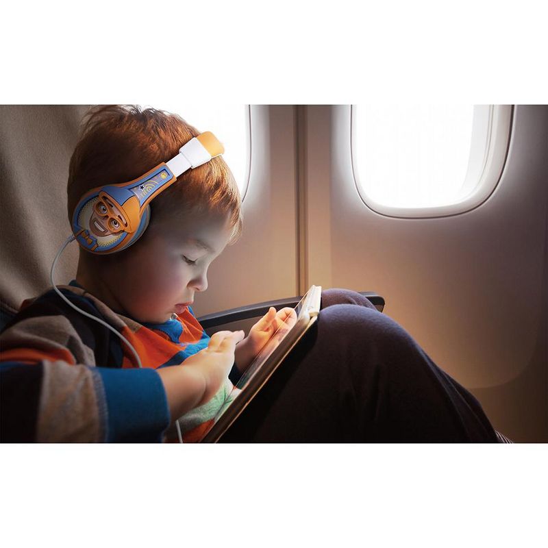 eKids Blippi Wired Headphones for Kids, Over Ear Headphones for School, Home, or Travel  - Blue (BL-140.EXV1OL), 5 of 6