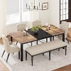 78.7 Inch Long Kitchen Table for 6-8, Dining Room Table for Kitchen Living Room - 2 of 4