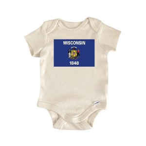 Wisconsin - Baby Boy Girl Clothes Infant Onesie® Funny Cute GS1 - 1 of 1