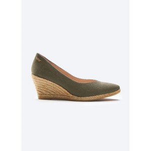 Roses Limited Edition Canvas V Cut Espadrille Wedges - 1 of 4