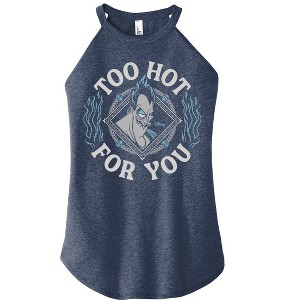 Women's - Disney Villains - Hades Too Hot For You Graphic High Neck Tank - 1 of 3