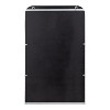 Kate and Laurel Estero Rectangle Metal Functional Mirror, 18x30, Silver - 4 of 4