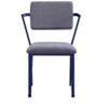 TiramisuBest Gray & Blue Industrial Office Chair, KD, High Back, Padded - 4 of 4