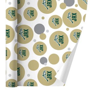 Jacksonville University Secondary Logo Premium Gift Wrap Wrapping Paper Roll 30x72 - 1 of 4