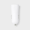 2-Port 25W Car Charger - dealworthy™ White - 2 of 4