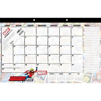 2022 Desk Pad Marvel Comics - Trends International Inc