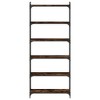 vidaXL Bookcase 6-Tier Smoked Oak 31.5"x11.8"x74" Engineered Wood - 4 of 4