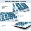 Evo Bytes Blue Retro Wired Typewriter Keyboard - 4 of 4