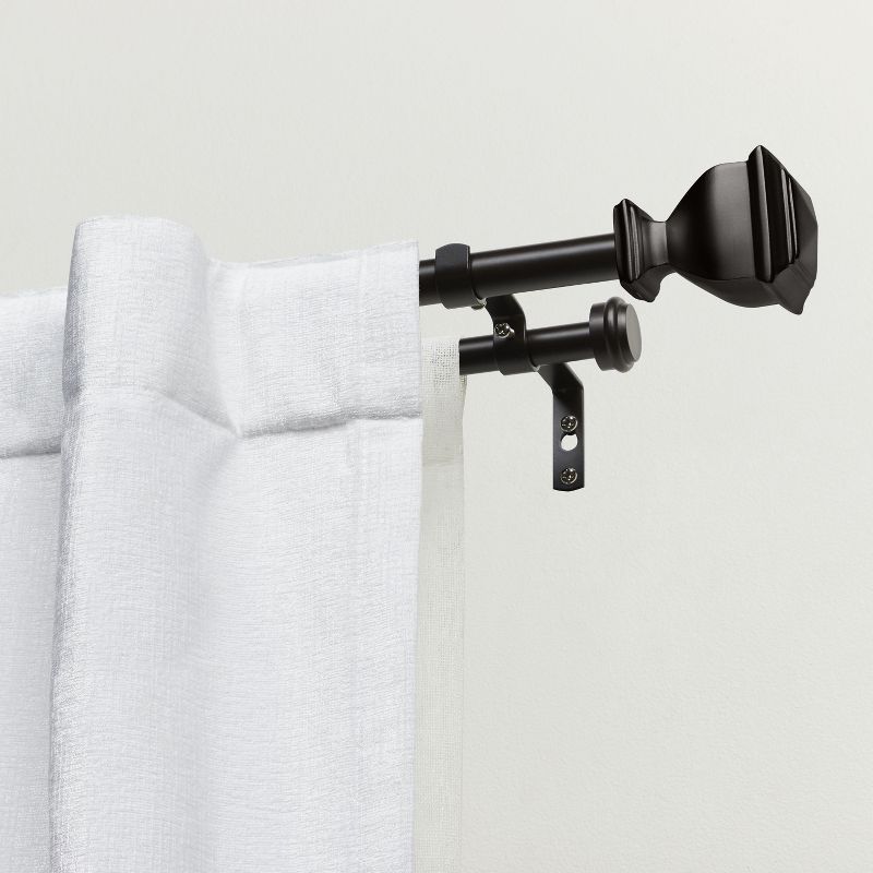 Exclusive Home Napoleon Double Curtain Rod and Finial Set, 1 of 4
