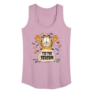 Women's - Garfield - Tis The Season Graphic Racerback Tank - 1 of 4