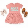 The Juniper Shop Babyhood Wavy Infant Dress - 18M - Mauve Spot - 3 of 4