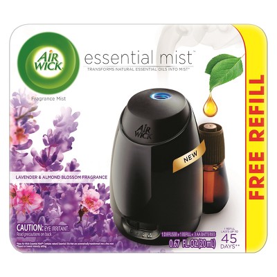 Air Wick Essential Mist Lavender & Almond Blossom Air Freshener - 0.67oz