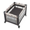 Pamo Babe Portable Nursery Center Foldable Bassinet Play Yard Crib Sleeper with Travel Cot, Changing Table Diaper Station, Mobile, & Carry Bag, Khaki - 4 of 4