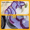 LunaLulinlk Purple bubbles Colorful rugs, super soft thickened fluffy area rugs - 4 of 4