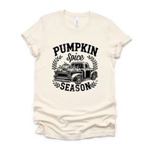 Simply Sage Market Pumpkin Spice Season Truck Distressed Short Sleeve Tee - 1 of 4